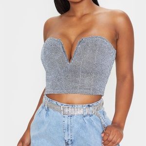 Bandeau Corset Top
